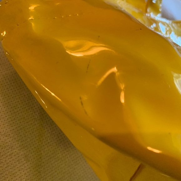 Mini Cynthia Rowley bright yellow tote. - Picture 5 of 5